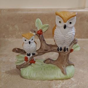 🟢Flambro Mom and Baby Owl Figurine